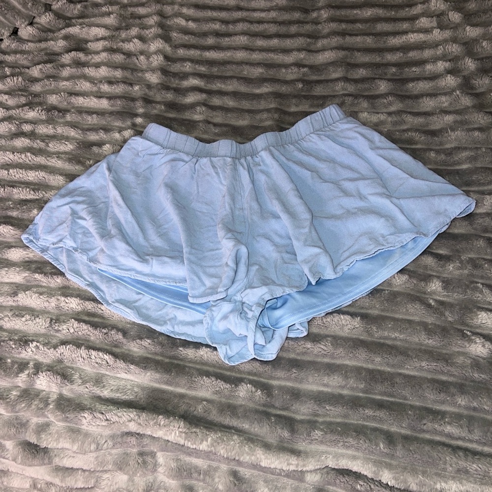 Altar'd State Light Blue Jean Shorts